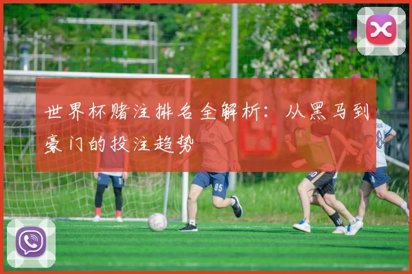 世界杯赌注排名全解析：从黑马到豪门的投注趋势