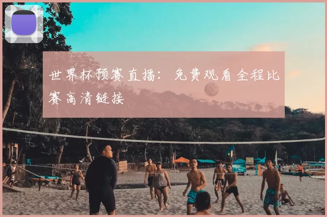 世界杯预赛直播:免费观看全程比赛高清链接