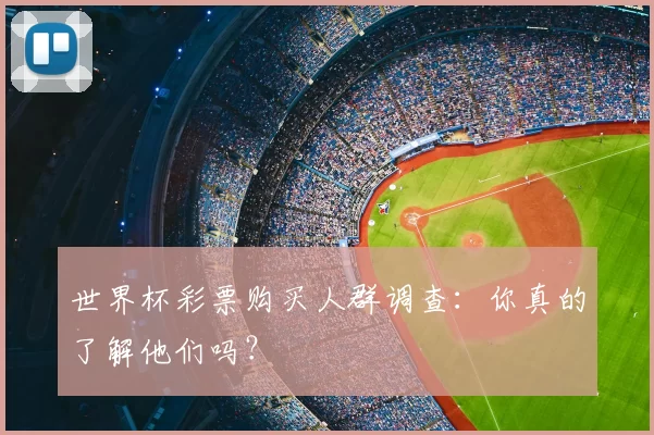 世界杯彩票购买人群调查:你真的了解他们吗?